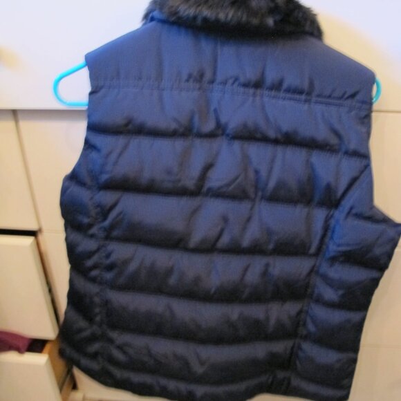 sitewide sale US Polo Assoc Puffer Vest with fake fur collar size large - Picture 4 of 4
